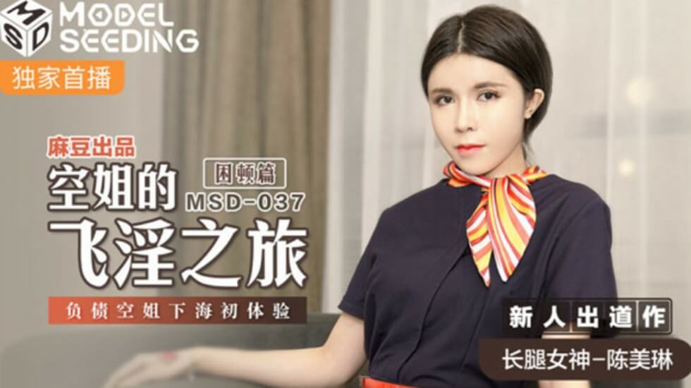 陈美琳空姐初下海！负债飞淫之旅高潮体验，机上服务全记录